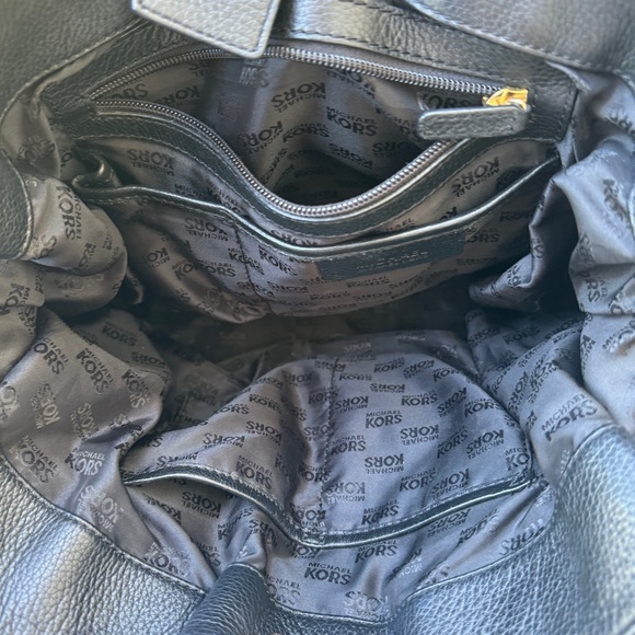 Black Leather Michael Kors Purse - Picture 10 of 12